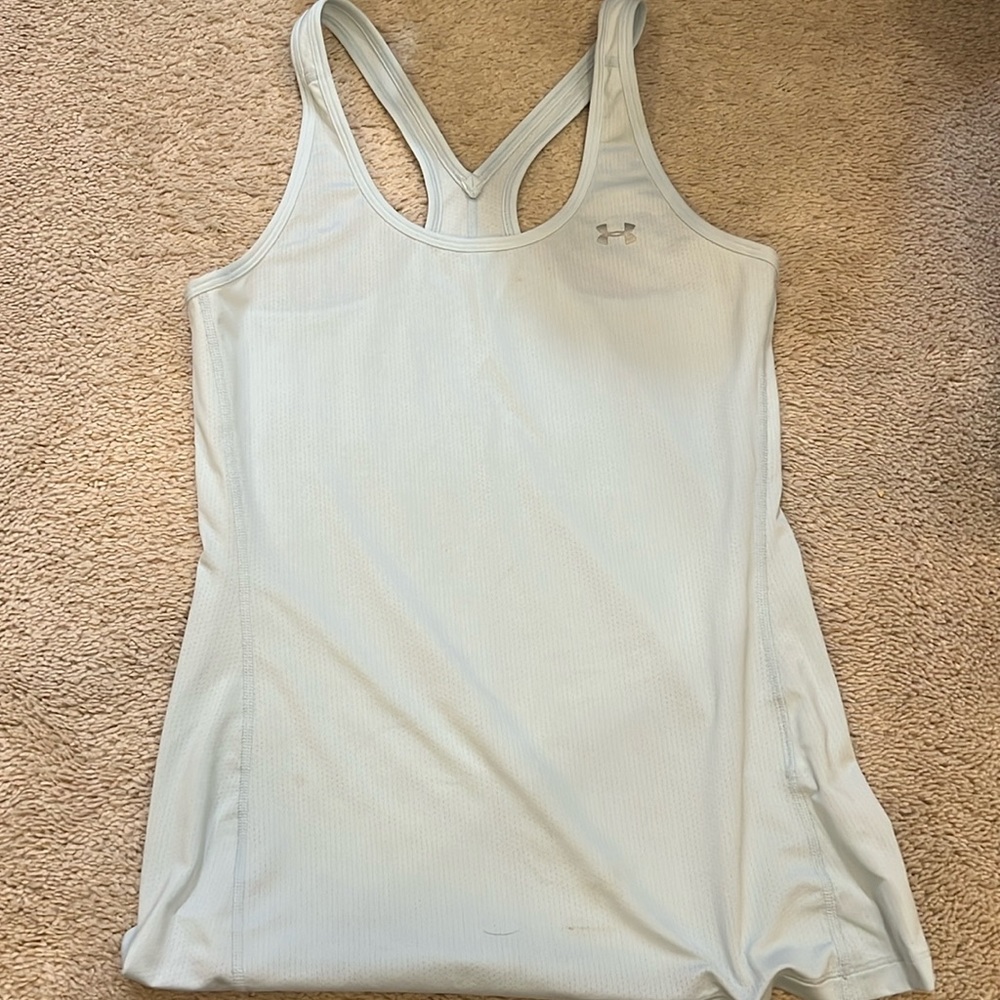 Under Armor - Light Blue Racerback Workout Top